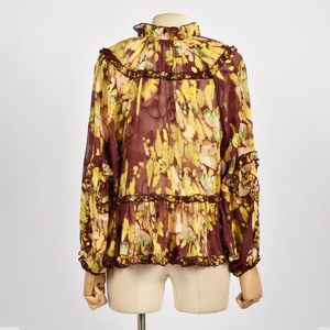 Precio competitivo, blusa 100% poliéster para mujer, fabricante mayorista, blusa de manga larga - Product Image 5