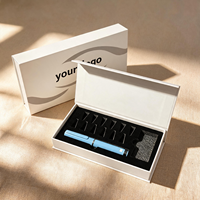 Astuccio per Cosmetici con Chiusura Magnetica, Organizzatore da Viaggio di Lusso, Portapenne Vuoto Portatile con Stampa Logo Personalizzata