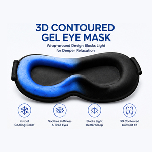 Máscara de Ojos con Compresa Fría 3D, Gel Refrigerante y Peso para Dormir, Alivio del Frío para Ojos Hinchados y Migrañas - Product Image 2