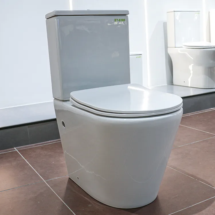 Badezimmer Keramik Kommode Dual Flushing R & t Fitting P-Falle Zweiteilige Toilette