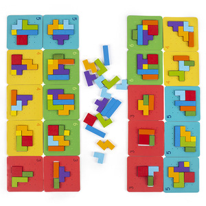 Puzzle <span class=keywords><strong>di</strong></span> <span class=keywords><strong>logica</strong></span> in legno per bambini puzzle educativo <span class=keywords><strong>rompicapo</strong></span> logico a spinta rapida puzzle game match board giocattoli per l'apprendimento prescolare - Product Image 6