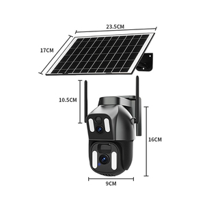 <b>Solar</b> Camera 4G 4MP Dual-Screen Outdoor Waterproof Auto Track Security <b>CCTV</b> Camera for Outdoor Home Use - Product Image 6