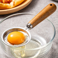 Premium professionele houten schilmesel van acaciahout en roestvrij staal, groente- en fruitreuzel, keuken gadget