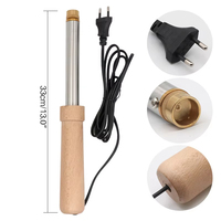 Coupeur de corne de vache électrique pratique et durable avec manche en bois Machine de découpe de corne de bétail