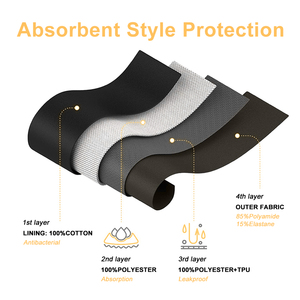 <span class=keywords><strong>Culotte</strong></span> menstruelle sans couture pour femmes, <span class=keywords><strong>culotte</strong></span> menstruelle <span class=keywords><strong>lavable</strong></span>, sous-vêtement menstruel étanche pour <span class=keywords><strong>incontinence</strong></span>, <span class=keywords><strong>culotte</strong></span> menstruelle à 4 couches - Product Image 6