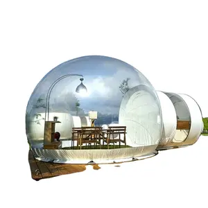 透明透明泡沫圆顶帐篷房子充气帐篷贸易展示帐篷与便宜的价格