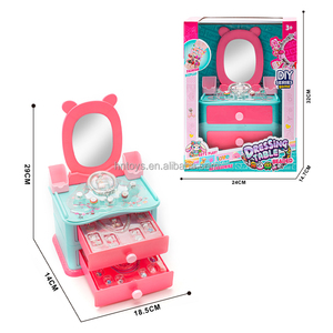 Kit de fabricación de <span class=keywords><strong>pulseras</strong></span> de regalo de cumpleaños de princesa <span class=keywords><strong>para</strong></span> <span class=keywords><strong>niñas</strong></span> y niños, Kit de fabricación de joyas DIY con <span class=keywords><strong>caja</strong></span> de almacenamiento de tocador de oso - Product Image 6