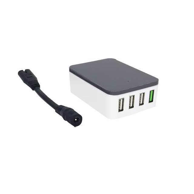It Is Equipped with a Fast Charging DC12V, 24V, 36V Input Multi-port USB Charger for Vehicles and Ships, Which Is Safe and