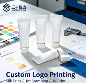 White LDPE Essential Oil Cosmetic Tube with Screw Cap Matte Finish Offset Printing Labeling - Product Image 4