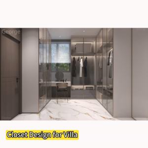Solución integral de materiales de construcción para viviendas Servicio de diseño de interiores de Casa de renderizado 3D de lujo moderno para Villa - Product Image 4