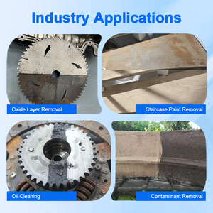 Nettoyeur laser à fibre pulsée 500W efficace et non destructif pour le traitement des surfaces de l'acier rouillé, du bois et du rocher - Product Image 6