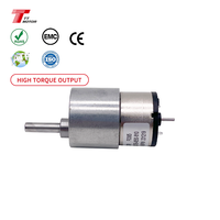 37mm Çaplı DC Fırçalı Dişli Motor Düşük RPM Yüksek Torklu Metal Dişli Akıllı Cihazlar ve Akıllı Kilitler için