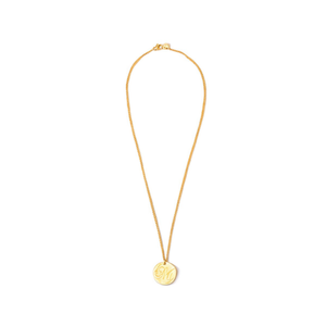 Collar de acero inoxidable con colgante de letra M en tono dorado, joyería minimalista de moda para mujer, para uso diario. - Product Image 3