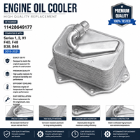 Alloggiamento Filtro Olio Motore Durevole per BMW Serie 1 2 X1 OE 11428649177, Dissipazione del Calore Efficiente, Resistenza agli Urti