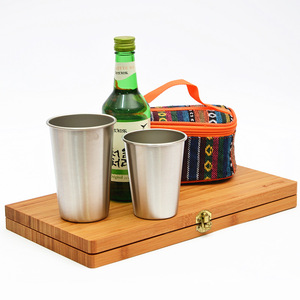 Vaso de Acero Inoxidable de 475 ml, Taza Portátil para Camping, Aislante del Calor, Juego de Vasos para Agua, Uso en Exteriores - Product Image 5