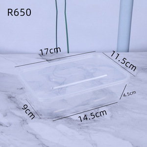 Lò Vi Sóng An Toàn Nhựa Thực Phẩm Dùng Một Lần Container Bữa Ăn Prep Container Giao Hàng Nhựa Container Thực Phẩm Có Nắp Đậy Takeaway - Product Image 6