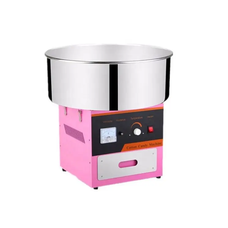 electric cotton candy machine with cart pink candy floss maker hot sale 2021