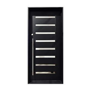 Puerta <span class=keywords><strong>Exterior</strong></span> Abatible de Acero Blindado con Diseño de Seguridad, Aislamiento Térmico y Personalización para Casas y Villas - Product Image 1