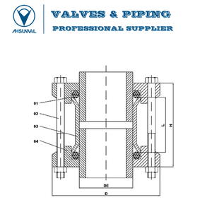 Giunto Gibault <span class=keywords><strong>in</strong></span> ghisa sferoidale utilizzato per tubi <span class=keywords><strong>in</strong></span> PVC o tubi <span class=keywords><strong>in</strong></span> acciaio - Product Image 4