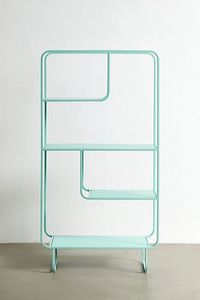 Modern European Rounded <strong>Corner</strong> Metal Adjustable Height Display Shelf Freestanding <strong>Storage</strong> Rack Organizer <strong>Unit</strong> for Dining Living - Product Image 5