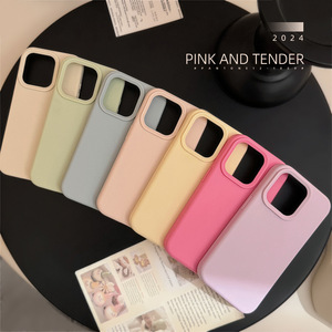 Custodie per telefono in TPU semplici per <span class=keywords><strong>iPhone</strong></span> 16 <span class=keywords><strong>Pro</strong></span> Max 15 <span class=keywords><strong>14</strong></span> 13-Cover in tinta unita di alta qualità antiurto inclusa impugnatura - Product Image 2