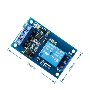 Module de relais bistable à bouton unique 12V, interrupteur autobloquant de démarrage et d'arrêt de voiture modifié, une seule touche - Product Image 2