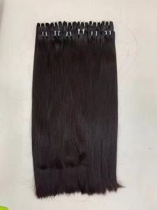 Paquetes de cabello humano natural alineados con cutícula de proveedor de cabello Remy indio crudo sin procesar de India - Product Image 2