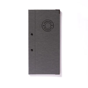 Menu en similicuir de haute qualité pour la personnalisation des menus de café, livre de cocktails, menu en cuir avec fixation par vis - Product Image 1