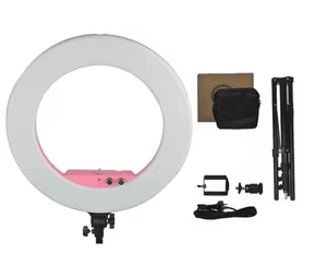 Anneau lumineux pour studio <span class=keywords><strong>photo</strong></span> 100W, 480 <span class=keywords><strong>LED</strong></span>, LF-R480, anneau lumineux à intensité variable - Product Image 2