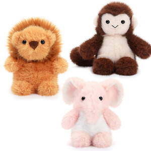 Peluche de Animales del Bosque, Suave y Esponjoso, <span class=keywords><strong>Serie</strong></span> Bosque, Mono, Elefante, León, Regalo de Cumpleaños para Niños, Juguete de Diseñ<span class=keywords><strong>o</strong></span> para San Valentín - Product Image 1
