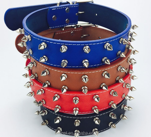 Groothandel Grote Pet Jacht Kraag Ronde Rivet Studded Aangepaste Bulldog Hond Kraag - Product Image 6