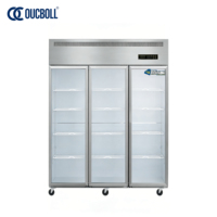 Réfrigérateur commercial en acier inoxydable grande capacité, facile à nettoyer, personnalisable pour les supermarchés et les hôtels 	 Cuisine commerciale