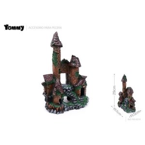 Château en résine, élément décoratif élégant pour aquarium - Product Image 2