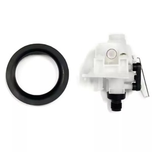 Válvula de descarga 31705 para inodoro Thetford RVAqua Magic V, montada en la pared, control manual de plástico, 14 cm, 12 cm, incluye junta tórica - Product Image 2