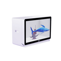 AOYI Écran LCD transparent ultra fin avec hologrammes 3D à l'œil nu et signalisation numérique intelligente en verre