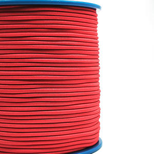 ライトレッド250メートルロールカスタムバンジーコード長く調整可能3mm 5mm 100% ポリエステル260% ストレッチ強い工場卸売バンジー - Product Image 5