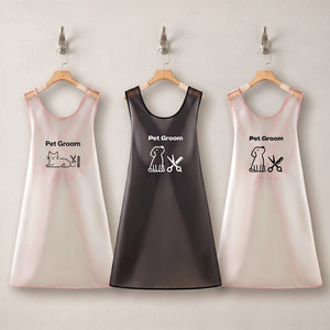 Tablier transparent en TPU avec logo personnalisé pour la cuisine, les tâches ménagères, vêtements de travail imperméables et résistants à l'huile - sur mesure - Product Image 1