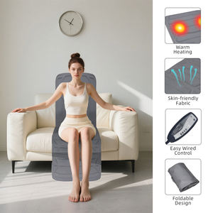 <span class=keywords><strong>Esterilla</strong></span> de Masaje Corporal Completo con Calefacción y Vibración, Colchoneta Eléctrica de Masaje Shiatsu para Espalda, Cuello y Hombros, Relajación en Casa y Spa - Product Image 5