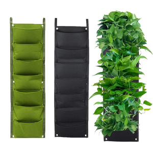 mur suspendu pots de tissu 10 gallon champignon plante pousser sacs 5 gallon jardin jardin planteur en plastique sac de culture - Product Image 1