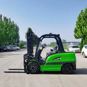 Miglior fornitore elektrikli carrello elevatore 2t 3t 4t certificazione CE ISO carrello elevatore a batteria al litio di alta qualità con posizionatore a forcella