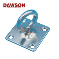 Plaque de fixation diamantée pour pont marin en acier inoxydable poli 304/316