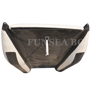 FUNSEA IC335, Yate Deportivo Catamarán con Casco de Fibra de Vidrio, PVC e Hypalon, Bote Inflable de Pesca, Diseño Thunder Cat, para 4 Personas, para Deriva - Product Image 6