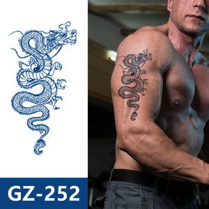 GZ201-300 grossiste Jagua longue durée 15 jours semi-permanent tigre <span class=keywords><strong>aigle</strong></span> autocollants de tatouage transfert d'eau tatouage temporaire pour hommes - Product Image 3
