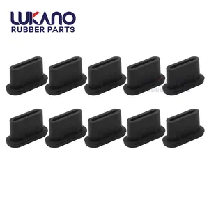 Anti dust custom silicone rubber usb type c plug cover