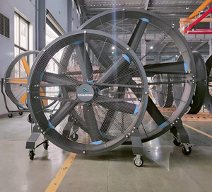 Ventilador de Pie Portátil Eléctrico Móvil de 1.5m con Motor PMSM, 220V/380V, para Gimnasio - Product Image 1
