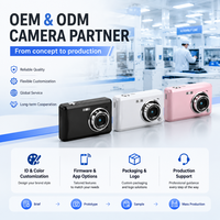 Video Kamera 1080P OEM Harici Mikrofon Desteği YouTube Vlogları, Röportajlar ve Canlı Yayınlar için Taşınabilir