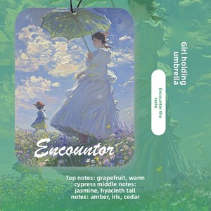 Sang Trọng Xe Làm Mát Không Khí Mặt Dây Chuyền Nước Hoa Ánh Sáng Hương Thơm Hương Liệu Treo Thiết Kế Cho Xe Nội Thất - Product Image 4