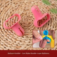 Pompe à air électrique portable pour décoration de scène de mariage, gonfleur de ballons en latex, outil de fixation en forme de cœur