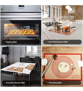 Tapis <span class=keywords><strong>de</strong></span> cuisson en silicone <span class=keywords><strong>Feuille</strong></span> <span class=keywords><strong>de</strong></span> cuisson Outils <span class=keywords><strong>de</strong></span> pâtisserie Tapis <span class=keywords><strong>de</strong></span> pâte à rouler antiadhésif Grande taille pour gâteau Cookie <span class=keywords><strong>Macaron</strong></span> Outils <span class=keywords><strong>de</strong></span> cuisine - Product Image 6