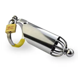 Chastity Device Cock Cage Metal Chastity Cage Male Bondage Strap Belt Device Steel Cock Penis Rings Adults Sex Toys For Man Ch
